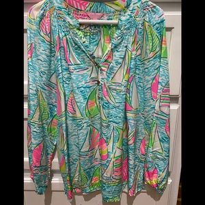Lilly Pulitzer Worn once Elsa Top YGR Large